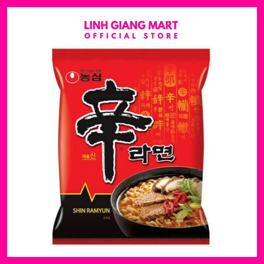 Nongshim Shin Ramyun - Mỳ Ăn Liền Shin Ramyun Cay Hàn Quốc - Gói 120g ...