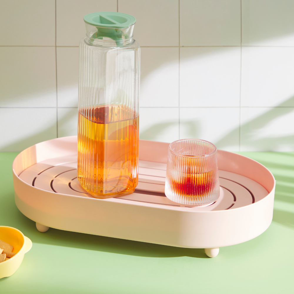 KHAY OVAL úp cốc oval Sano Inochi - Úp ly, bình, cốc, chén, nhựa nguyên sinh an toàn, tiện lợi