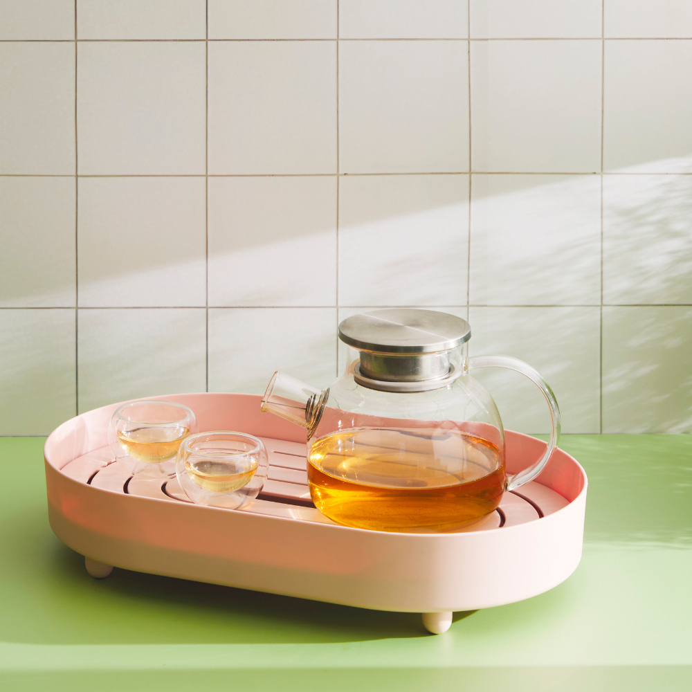 KHAY OVAL úp cốc oval Sano Inochi - Úp ly, bình, cốc, chén, nhựa nguyên sinh an toàn, tiện lợi