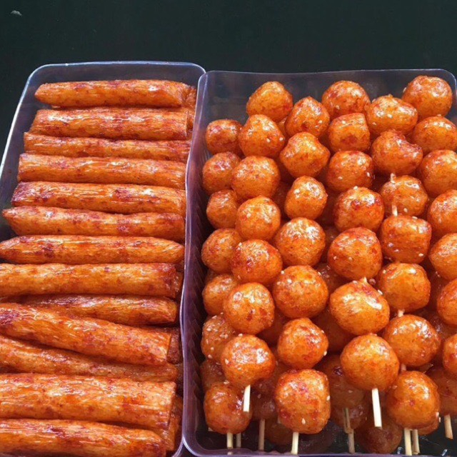 Combo 3 Hộp Bánh Pò Quẩy Hộp + Xiên Vừng + Miếng Vừng, Hộp To Ăn Thả Ga, Đồ Ăn Vặt Tuổi Thơ