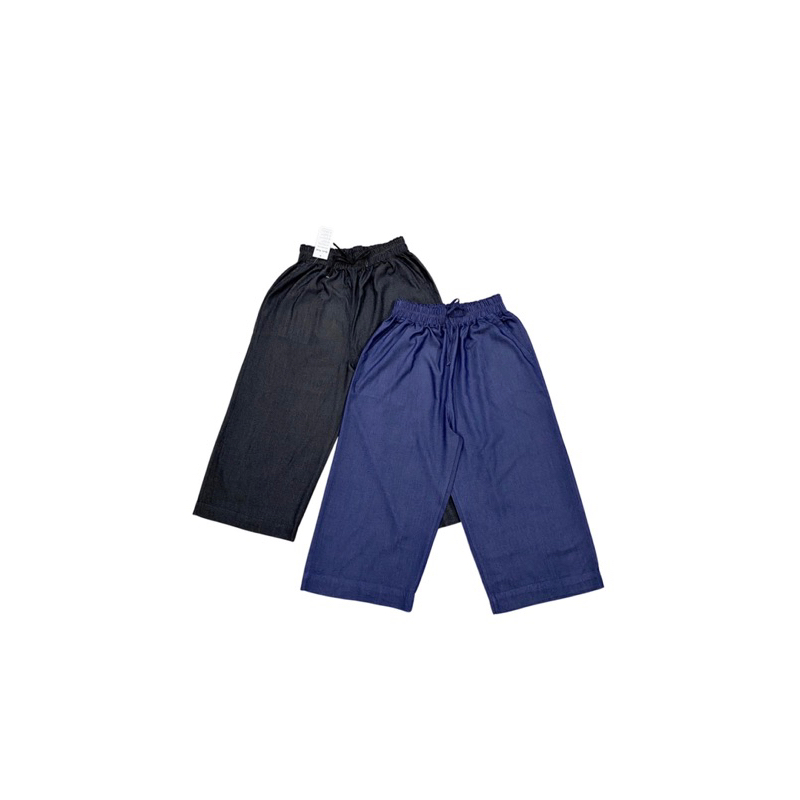 Quần Jean lửng ống suông rộng chất Jean lụa mềm mỏng thoáng mát Bigsize mã SP013