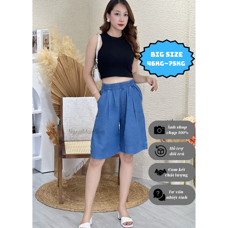 Quần Jean nữ ngố chất Jean lụa mềm mỏng thoáng mát kiểu dáng trẻ trung Bigsize mã SPN