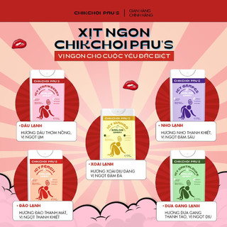 (Che tên sp) Combo xịt hôn, nước hoa vị trái cây CHIKCHOI PAU'S 20ml xịt thơm an toàn