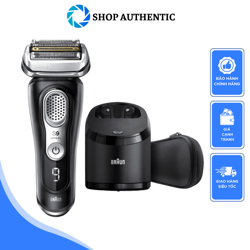 Máy Cạo Râu BRAUN SERIES 9 9360CC /9310CC, Công Nghệ AI, Cảm Biến Râu