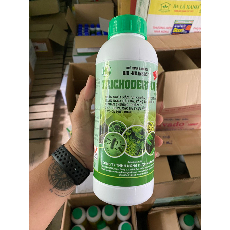 Chế phẩm vi sinh HLC Trichoderma-Bacillus 500ml