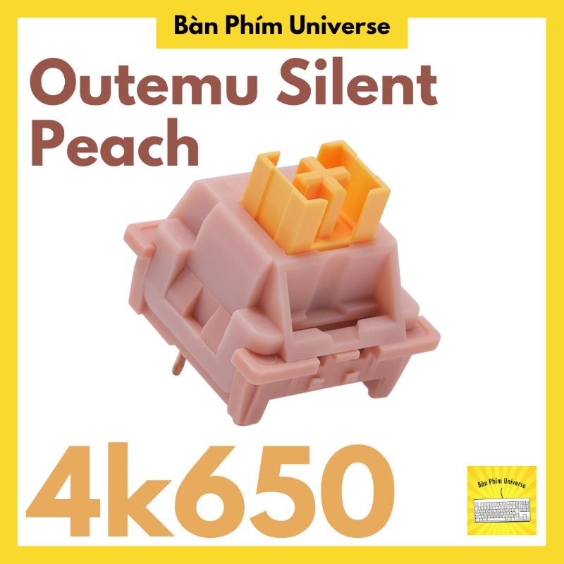 Outemu Honey Peach Switch V2, 40g Pre-Lubed Silent Nigeria