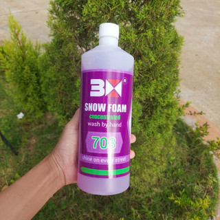 NƯỚC RỬA XE BỌT TUYẾT ĐẠM ĐẶC 3X 703 1 lít hàng cao cấp, pha tỉ lệ 1:100 với nước sạch