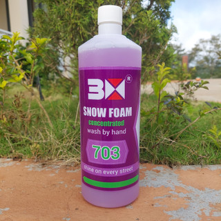 NƯỚC RỬA XE BỌT TUYẾT ĐẠM ĐẶC 3X 703 1 lít hàng cao cấp, pha tỉ lệ 1:100 với nước sạch