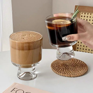 Cốc thủy tinh đế trụ tròn đựng Kem/ Pudding/ Đồ uống ly mã K2