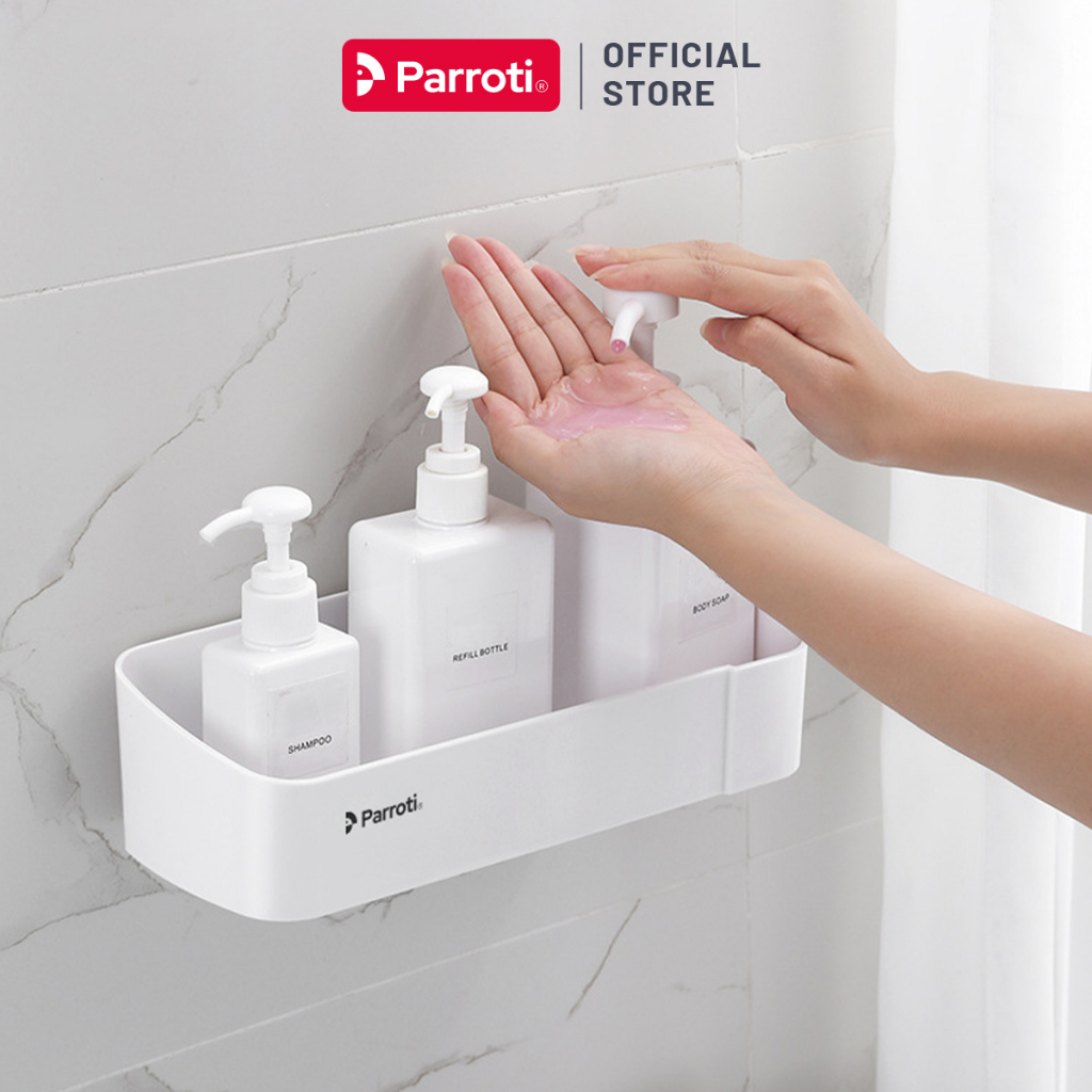 Ảnh Giá để đồ nhà tắm đa năng, kệ để đồ nhà bếp, kệ dán tường cao cấp Parroti Trophy TP-T01 2