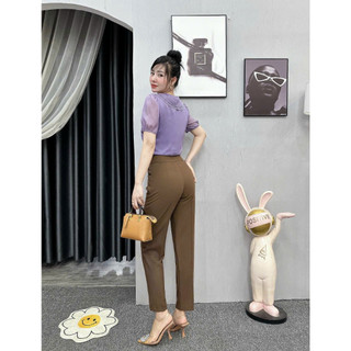 QUẦN BAGGY LƯNG CAO 4 KHUY