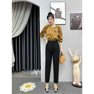 QUẦN BAGGY LƯNG CAO 4 KHUY