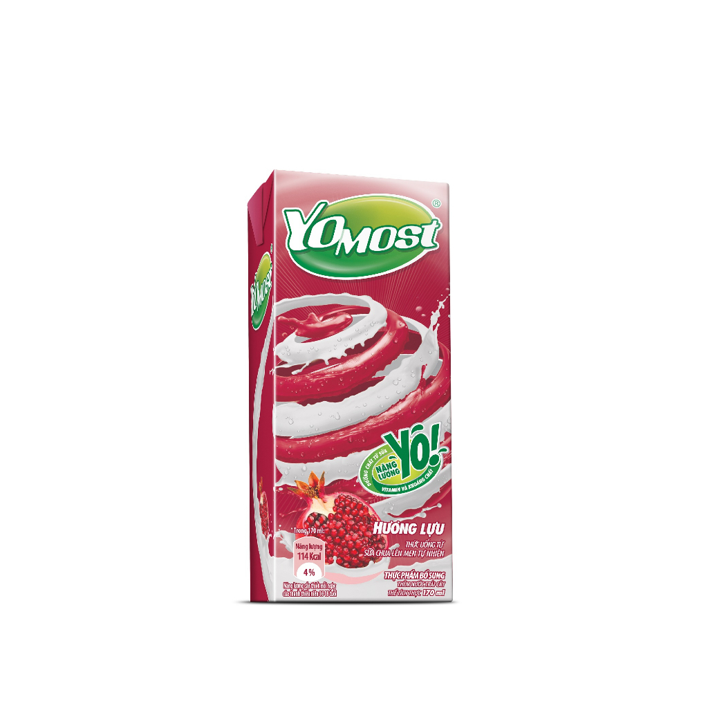 Ảnh Combo 3 Lốc sữa chua lên men tự nhiên Yomost hương lựu 4x170ml/lốc 2