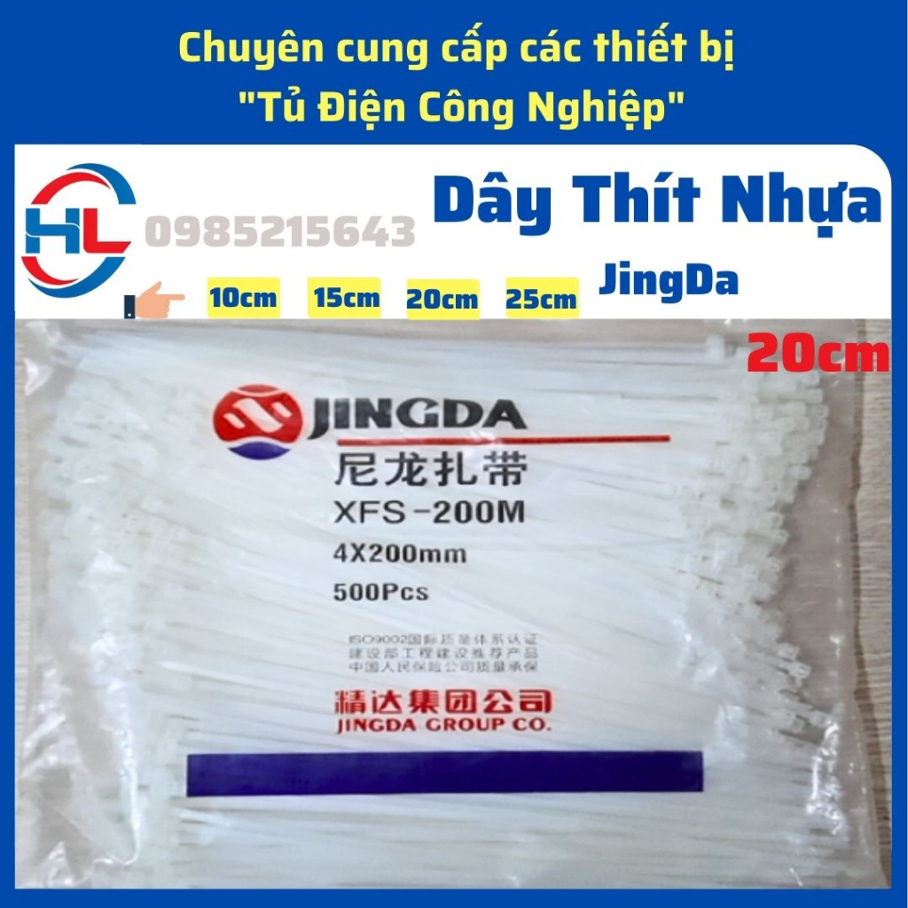 Dây rút nhựa 4x200mm, dây thít 4x200mm, dây thít 20cm , lạt nhựa( Bền ...