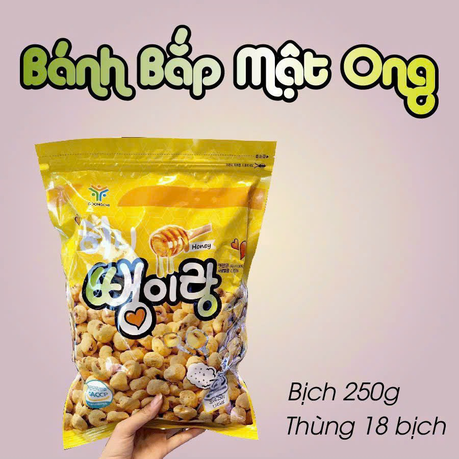 Bắp Rang Bơ Phô Mai Mật Ong Food Channel Hàn Quốc Snack Bắp Túi 250g ...