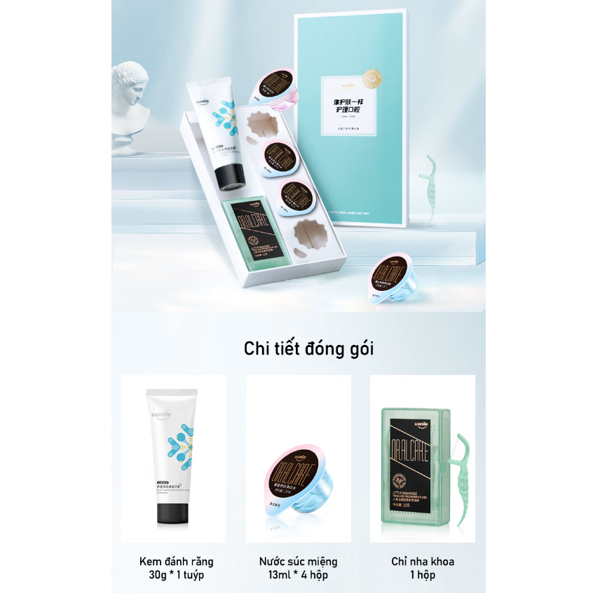 Ảnh Bộ kit du lịch chăm sóc răng miệng toàn diện usmile 1