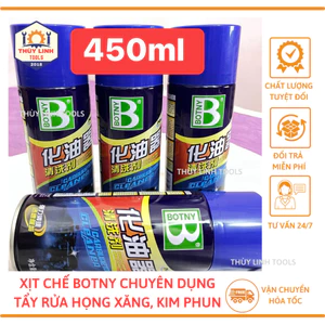 Xịt chế Botny, Bình xịt chuyên dụng tẩy rửa họng xăng kim phun Oto Xe máyTHÙY LINH TOOLS