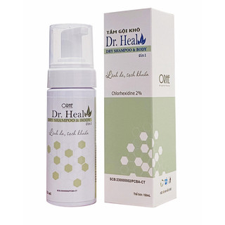 Dr. Heal SHAMPOO & BODY TẮM GỘI KHÔ DÀNH CHO NGƯỜI BỆNH CHLOHEXIDINE 2% PHÒNG NGỪA NHIỄM KHUẨN