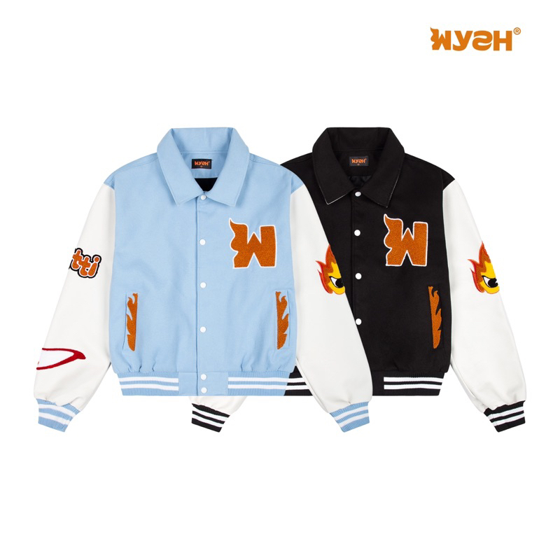 Áo Khoác WYSH Basic Varsity Jacket | Shopee Việt Nam