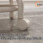 Ghế tròn xoay bệt GADI có bánh xe đa năng xoay 360 độ, đệm ghế da PU êm ái bền bỉ chống nước bám bẩn màu sắc sang trọng