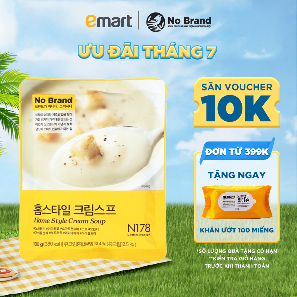Súp Kem Homestyle Cream Soup No Brand 100g - Emart VN