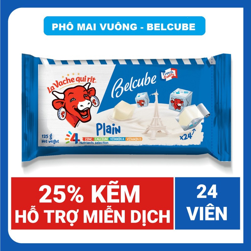 Phomai Belcube vuông ( 24viên ,15 viên) | Shopee Việt Nam