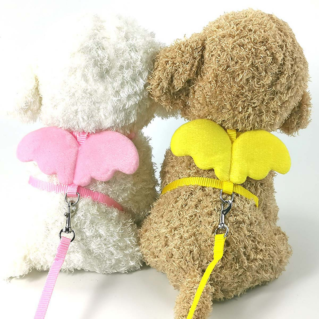 Dây Dắt Cánh Thiên Thần Hamster Bọ Ú Thỏ Sóc Bay Đất Chó Đi Dạo Mèo Dài Con Nhỏ Thú Cưng Chơi Show 9 Màu Đỏ Tiện Lợi