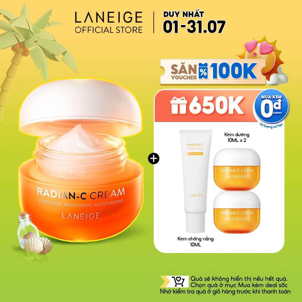 Vitamin C trong kem Laneige có tác dụng làm mờ đốm nâu trên da không?
