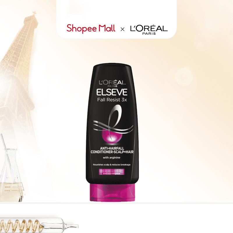 Dầu xả dưỡng tóc giảm gãy rụng; giúp tóc chắc khỏe hơn ELSEVE FALL RESIST 3X L’Oréal Paris 280 ml