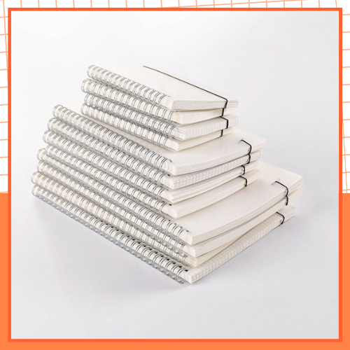 Sổ, Sổ lò xo Khổ A4 A5 B5 160 Trang Loại Kẻ Ngang, Ô Vuông, Trơn Viết ...