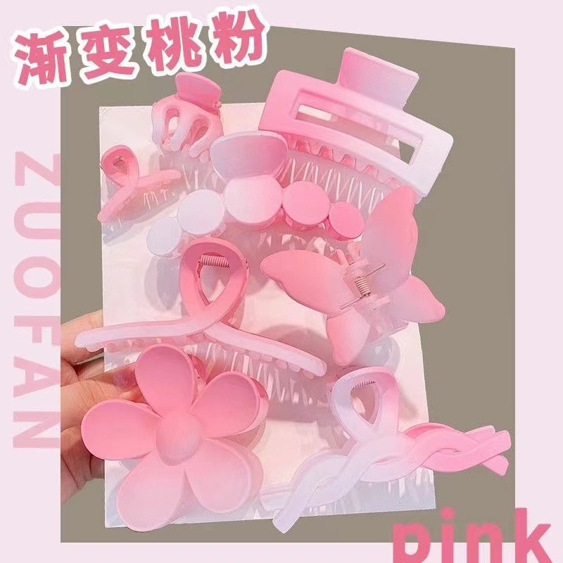 Set 8 kẹp càng cua - Kẹp Tóc Nhựa Phong Cách Hàn Quốc Cho phái nữ