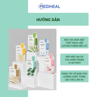 Mặt nạ MEDIHEAL TEATREE/PLACENTA/VITA/COLLAGEN CARE SOLUTION ESSENTIAL MASK MẪU MỚI 2025