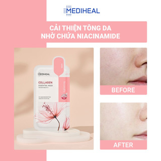 Mặt nạ MEDIHEAL TEATREE/PLACENTA/VITA/COLLAGEN CARE SOLUTION ESSENTIAL MASK MẪU MỚI 2025