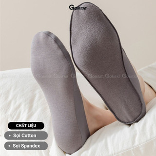 [MUA 10 TẶNG 2] Combo 10 đôi tất tàng hình nam GOMTAT có đệm silicone chống tuột gót - UYE-7010-CB12