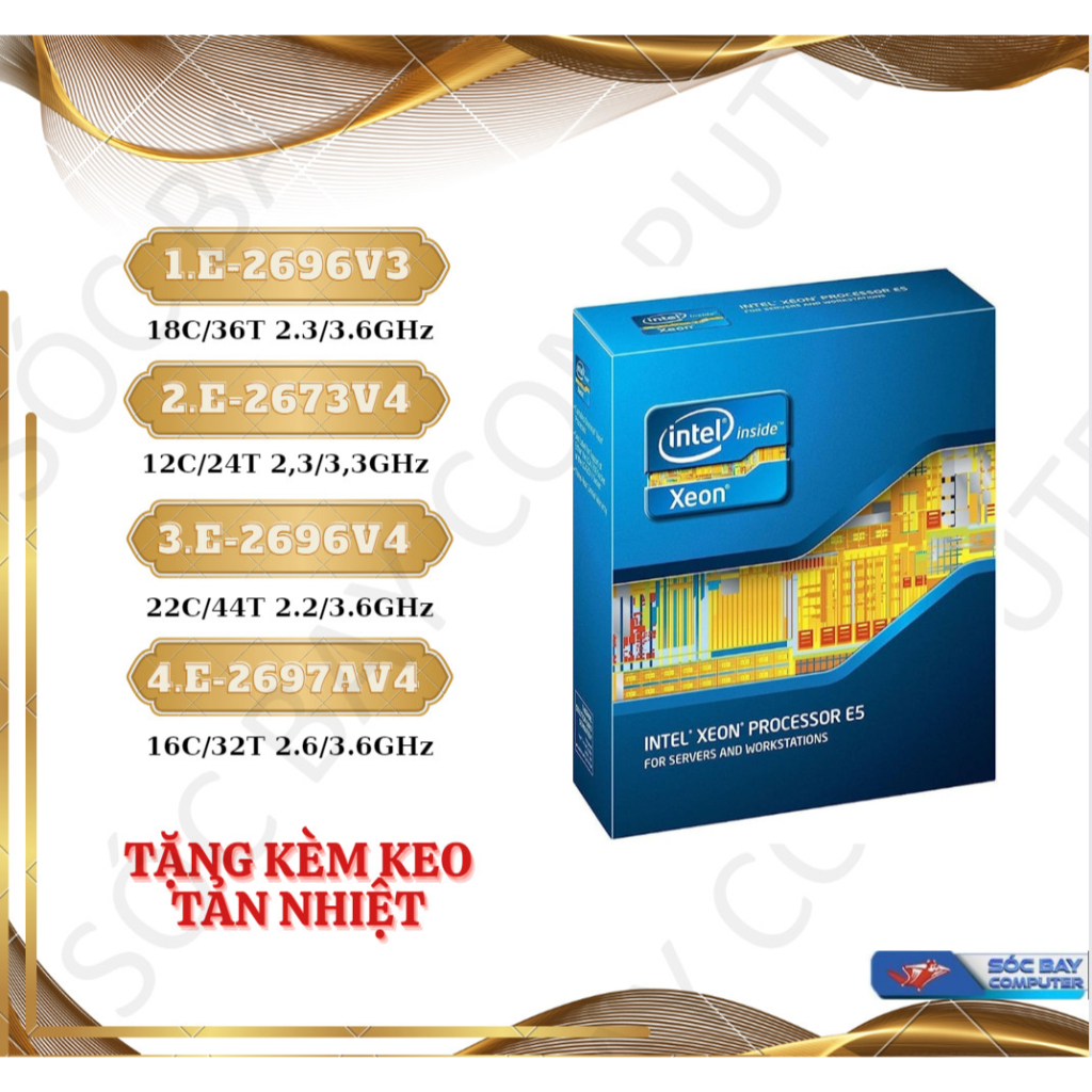 CPU Intel Xeon 2696v3 2673v4 2696v4 | Shopee Việt Nam