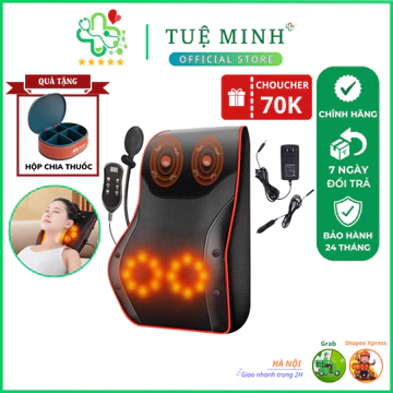Máy Massage cổ vai gáy hồng ngoại MISUKO SA-15, máy mát xa cổ vai gáy có điều khiển cầm tay tiện lợi