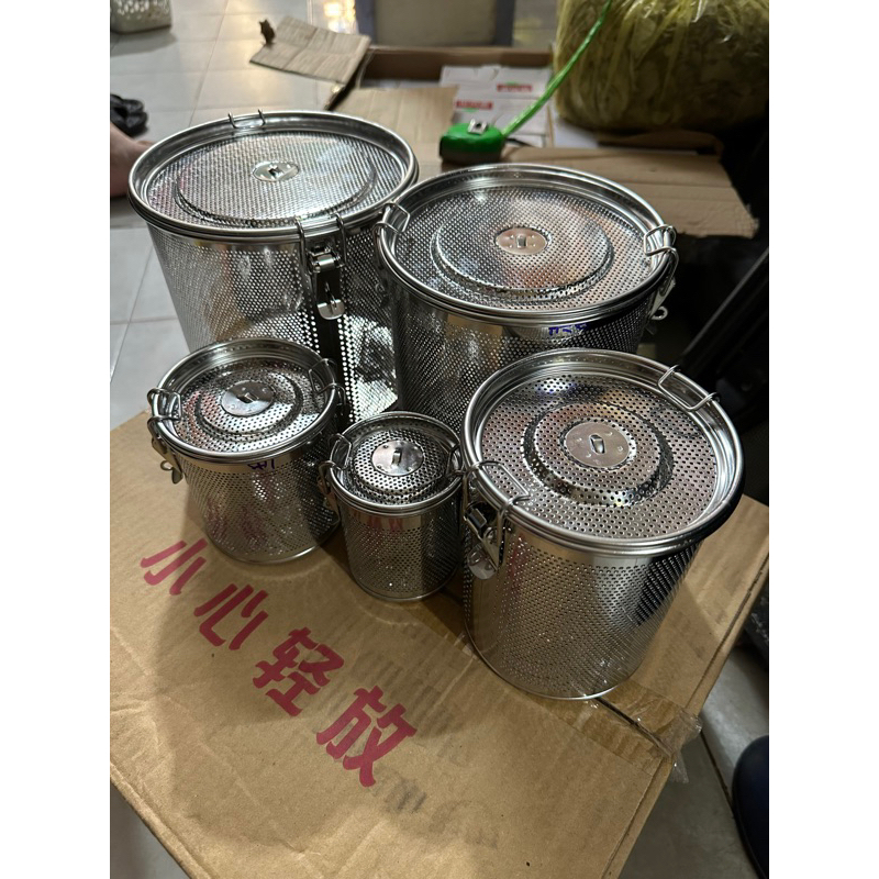 RỖ LƯỚI LỔ INOX LỌC GIA VỊ NẮP QUAI GÀI SIZE 8cm , 10cm , 12cm , 14cm , 16cm , 18cm