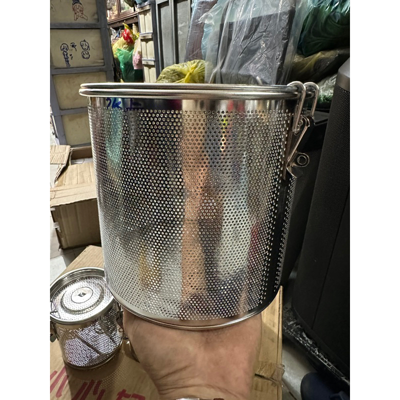 RỖ LƯỚI LỔ INOX LỌC GIA VỊ NẮP QUAI GÀI SIZE 8cm , 10cm , 12cm , 14cm , 16cm , 18cm