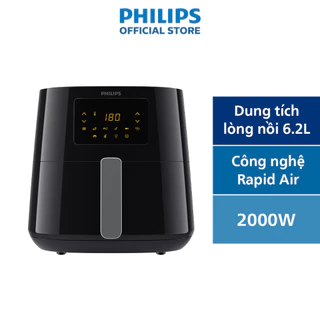 Nồi chiên không dầu PHILIPS HD9270 /90 6.2L 2000W - Hàng chính hãng
