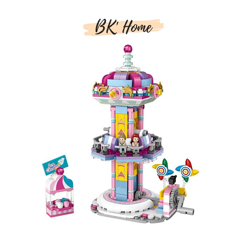 Đồ chơi lắp ráp building blocks LOZ mô hình động cơ-Drop Zone | Shopee ...