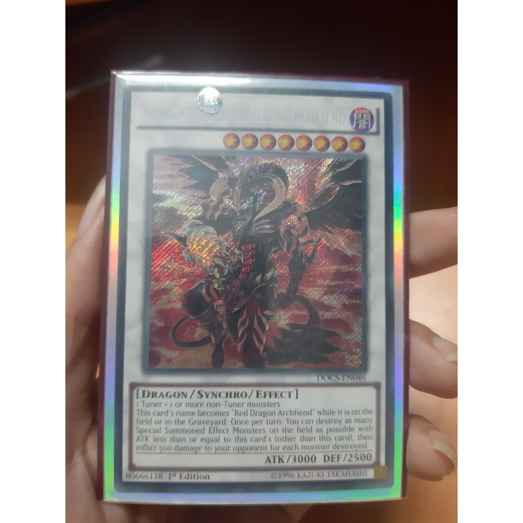 [UK] Scarlight Red Dragon Archfiend DOCSEN046 Secret Rare 1st