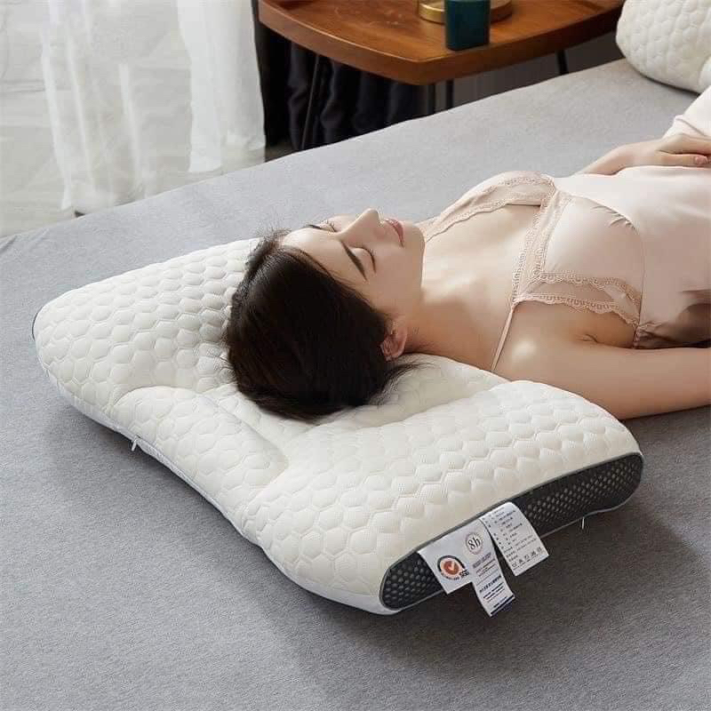 Ảnh Gối công thái học Bo Decor thiết kế cho mọi tư thế ngủ chống đau cổ vai gáy mẫu mới 1