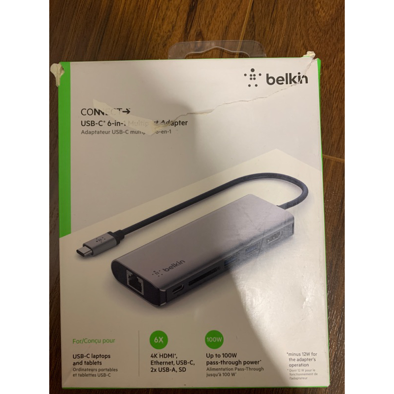 Chính Hãng Hub Chuyển Belkin Usb C 4 In 1 Multiport Adapter 60w 100w Shopee Việt Nam 8103