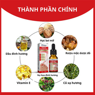 Serum phục hồI móng chân bị mọc ngược làm sáng sạch khử mùI khử khuẩn