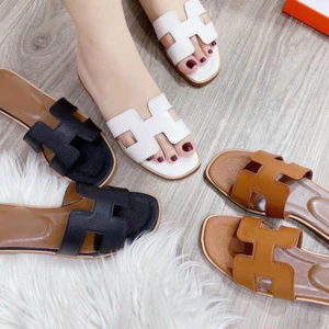 Dép H nữ nhiều màu da sần có sẵn