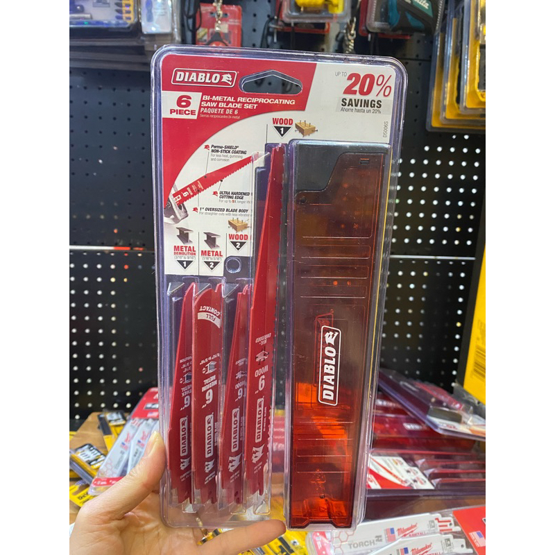 Bộ 6 lưỡi cưa kiếm Diablo Ds006s | Shopee Việt Nam