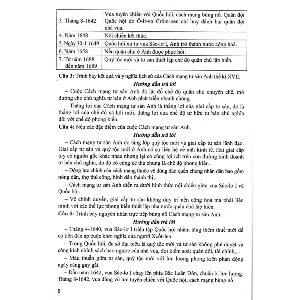Ảnh Sách - Trả Lời Câu Hỏi Lịch Sử 8 - Tự Luận Và Trắc Nghiệm (Dùng Chung Cho Các Bộ SGK) - HA 3