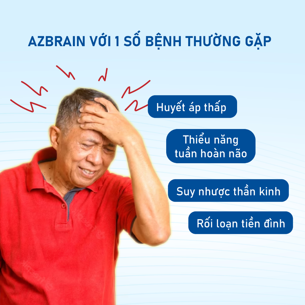 Ảnh AZBR-Viên Uống Bổ Não AZbrain tăng cường trí nhớ, giảm đau đầu, lưu thông máu não - Grow Green AZ(Hộp 20v) 4