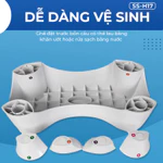 Ghế Kê Chân PEGA Bidet, Hỗ Trợ Đi Vệ Sinh Dễ Dàng Và Thoải Mái, Làm Từ Nhựa Y Tế - Thương Hiệu Mỹ — ảnh 6