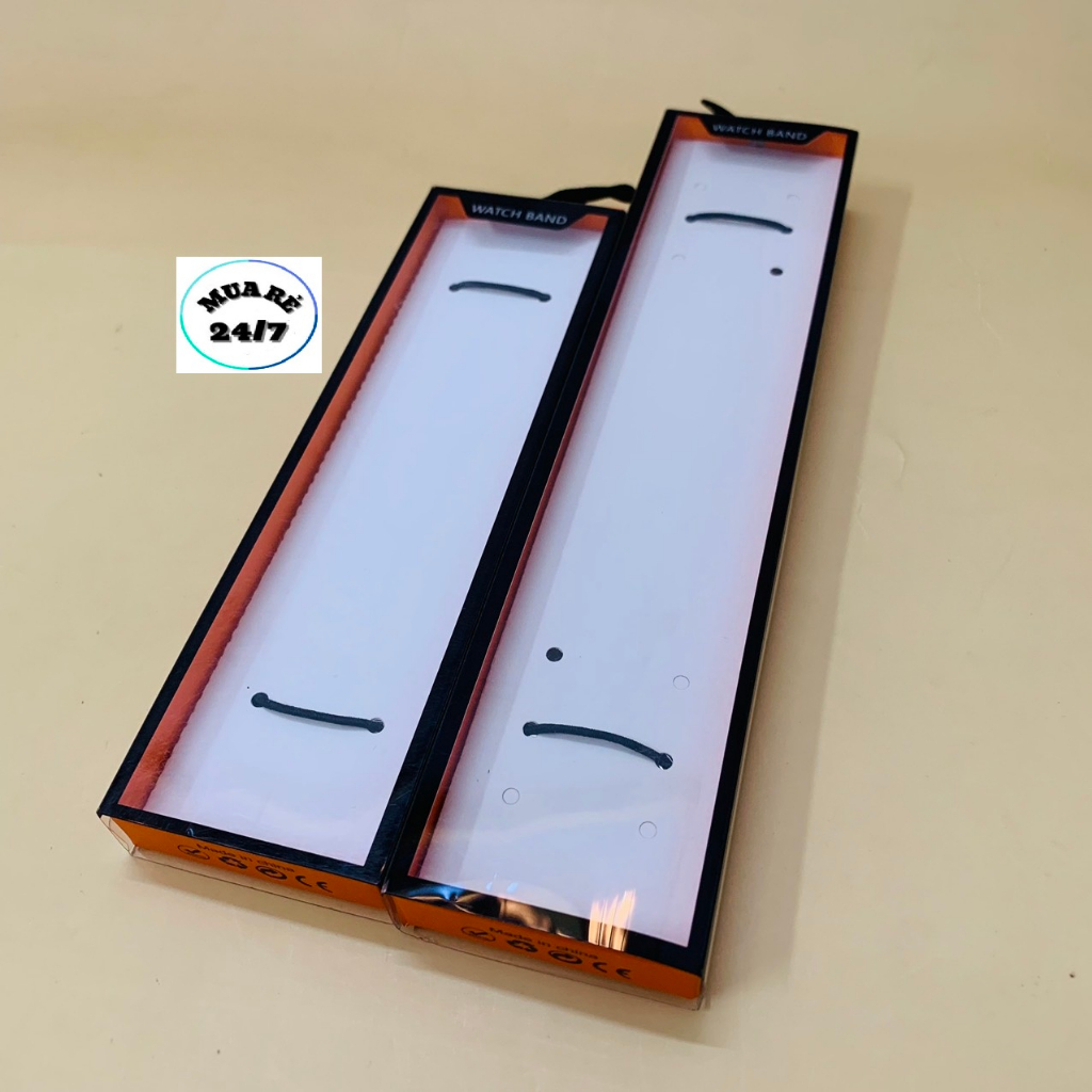 Hộp đựng dây đồng hồ thông minh cao cấp màu cam sang trọng
